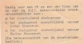 RET 1970 enkele reis bijzondere autobuslijn 95 cents achterzijde (46) -a