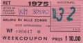RET 1975 weekcoupon alle zones 10,00 (31) -a