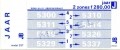 RET 1977 jaarkaart 2 zones 280,00 (337) -a