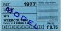 RET 1977 weekcoupon 2 zones 6,75 (31a) -a