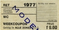 RET 1977 weekcoupon alle zones 9,00 (32a) -a