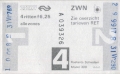 RET 1978 4-rittenkaart alle zones 6,25 (308) -a