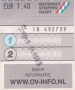 RET 2002 Nationale 2 strippenkaart 1,40 -a
