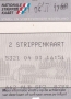 RET 2003 Nationale 2 strippenkaart  1,60 -a