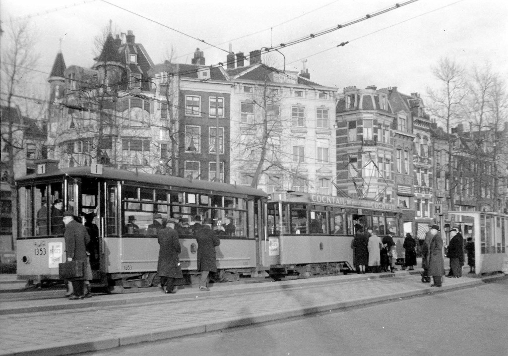 Aanhangrijtuig 1353, lijn 1, Pompenburgsingel