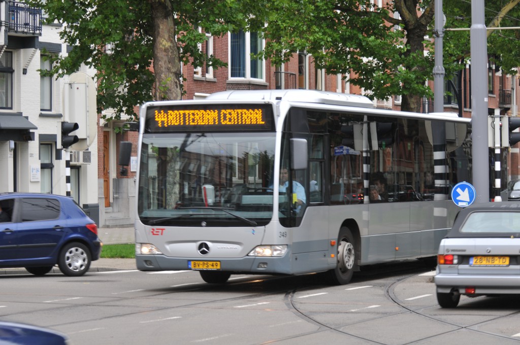 Bus 349, Citaro-Mercedes, Omleiding diverse lijnen in verband met het Zomercarnavel op 30-7-2011, lijn 44,
