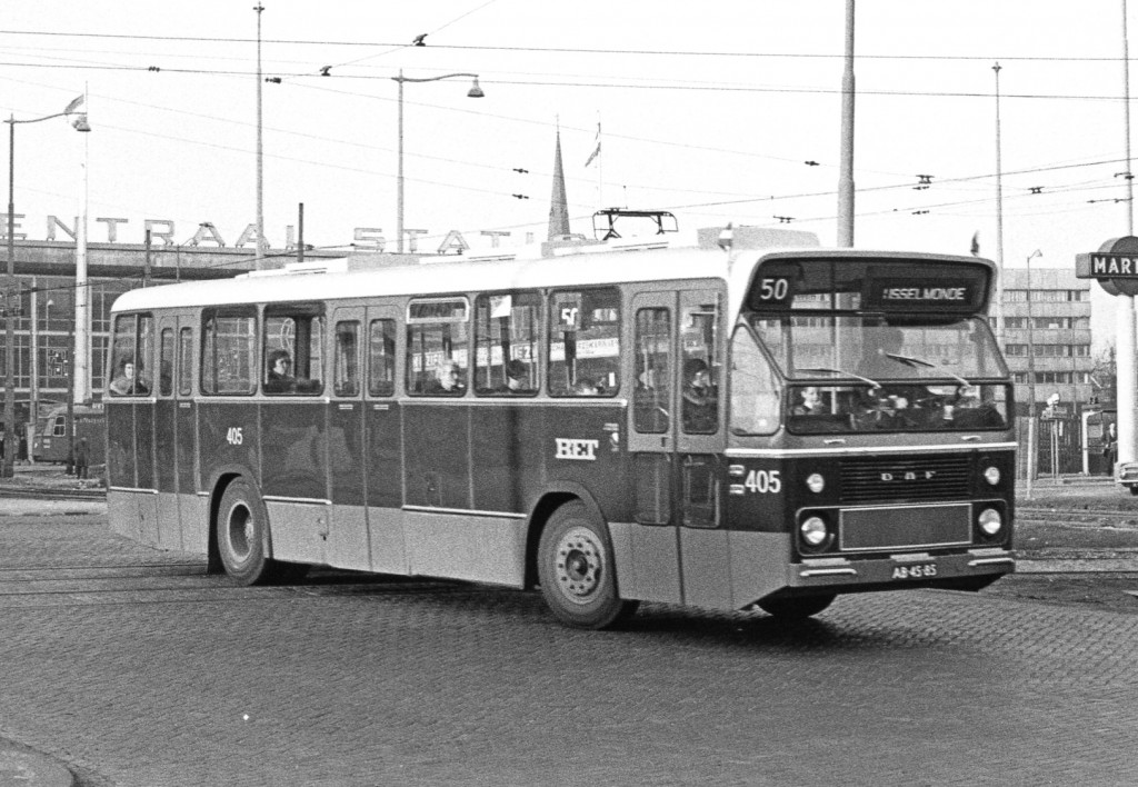 Bus 405, CSA-1, lijn 50, Weena, 1967