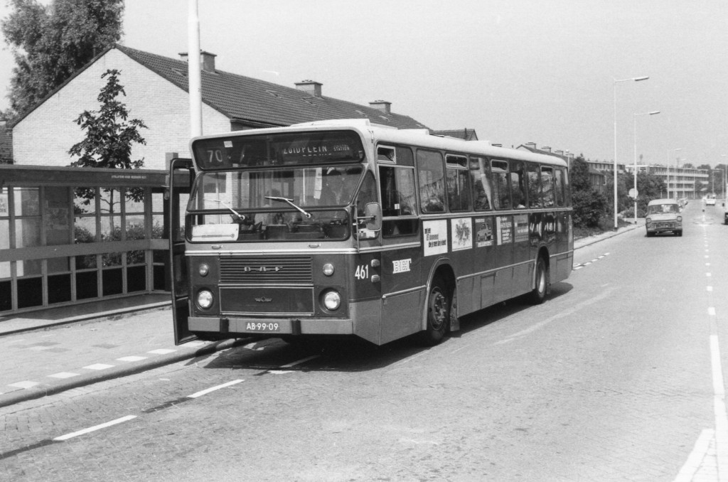 Bus 461, DAF-CSA-1, lijn 70, Grote Kreek, 1976