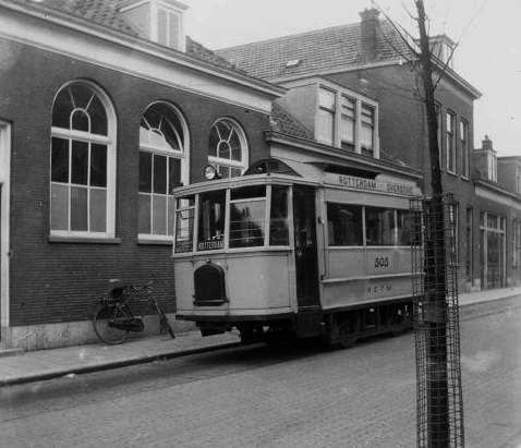 Motortram 505, RETM, Rotterdamse Rijweg, 6-4-1925, (collectie Louis van Huut)