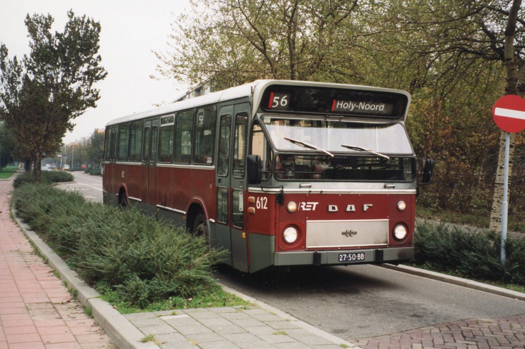 Bus 612, lijn 56, DAF-Hainje, NS station Vlaardingen-West