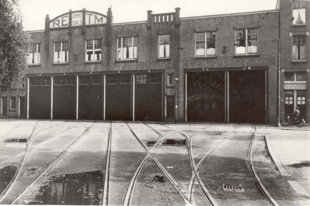 Remise Charlois, Velgersdijkstraat - Brielselaan, 1936.