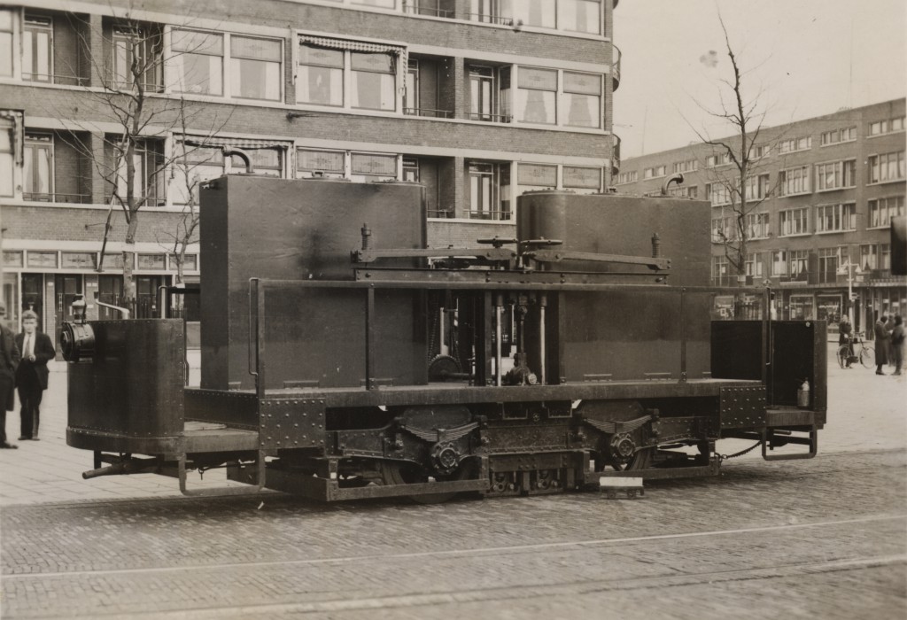 Railslijper, aanhangrijtuig, Marconiplein, 1931