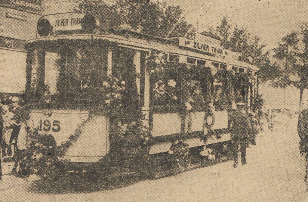 De eerste Rotterdamse Zilvertram, 21 juni 1927