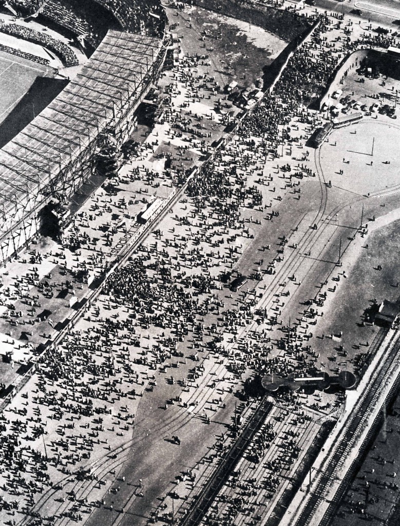 Luchtfoto Olympiaweg, Feijenoord stadion, ca. 1942