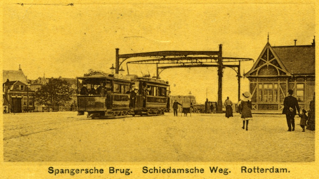 AHR 321, lijn 8, Spangense brug, ca. 1910