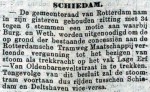 19030425 Intrkken vergunning stoomtram. (RN)