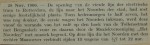 19061128 Opening vierde elektrische lijn, verzameling Hans Kaper