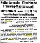 19220508 Lijn 14 geopend (NRC)
