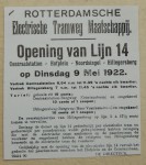 19220509 Opening lijn 14, verzameling Hans Kaper