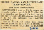 19340803 Sterke daling Rotterdams tramvervoer juli