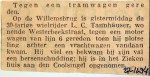 19341127 Tegen tramwagen gereden Willemsbrug