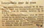 19360704 Interpellatie over de tram