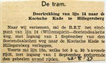 19370822 Doortrekking lijn 14 naar Kootsekade