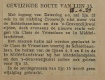 19390413 gewijzigde route lijn 15, verzameling Hans Kaper