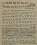 19390511 De tram en de Maastunnel, verzameling Hans Kaper