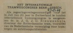 19390527 internationaal tramwegcongres, verzameling Hans Kaper