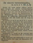 19390920 de nieuwe verkeersregeling, verzameling Hans Kaper