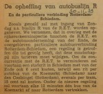 19391130 opheffing autobuslijn R, verzameling Hans Kaper