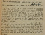 19400504 resultaten RET april, verzameling Hans Kaper