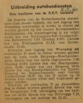 19400702 uitbreiding autobusdiensten, verzameling Hans Kaper