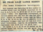 19420530 De tram gaat later rijden