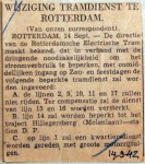 19420914 Wijziging tramdienst Rotterdam