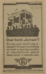 19430319 advertentie daar komt de tram, verzameling Hans Kaper