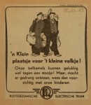 19431018-Advertentie-Klein-plaatsje-voor-t-kleine-volkje, verzameling Hans Kaper