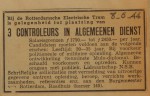 19440608-advertentie-3-controleurs, verzameling Hans Kaper