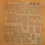 19440818-Inkorting-dienstregeling, Verzameling Hans Kaper