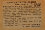 19441013-Beperking-dienst-tot-spitsuren, Verzameling Hans Kaper