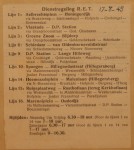 19450817-Dienstregeling-RET, Verzameling Hans Kaper