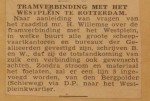 19460301-Tramverbinding-met-het-Westplein, Verzameling Hans Kaper