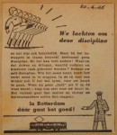 19460420-Advertentie-discipline, Verzameling Hans Kaper