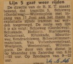 19460614-Lijn-5-gaat-weer-rijden, Verzameling Hans Kaper
