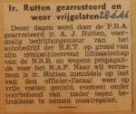 19460628-ir.-Rutten-weer-vrijgelaten, Verzameling Hans Kaper
