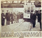 19460825 STA tram rijdt bovenleiding kapot