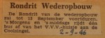 19460902-Rondrit-Wederopbouw, Verzameling Hans Kaper