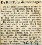 19461224 De RET op de feestdagen