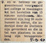 19470905 Voorstel bestelling 15 nieuwe autobussen